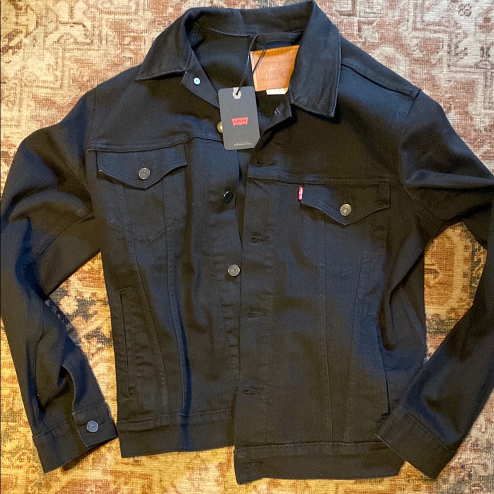 Levi's Men's Black Denim Jacket